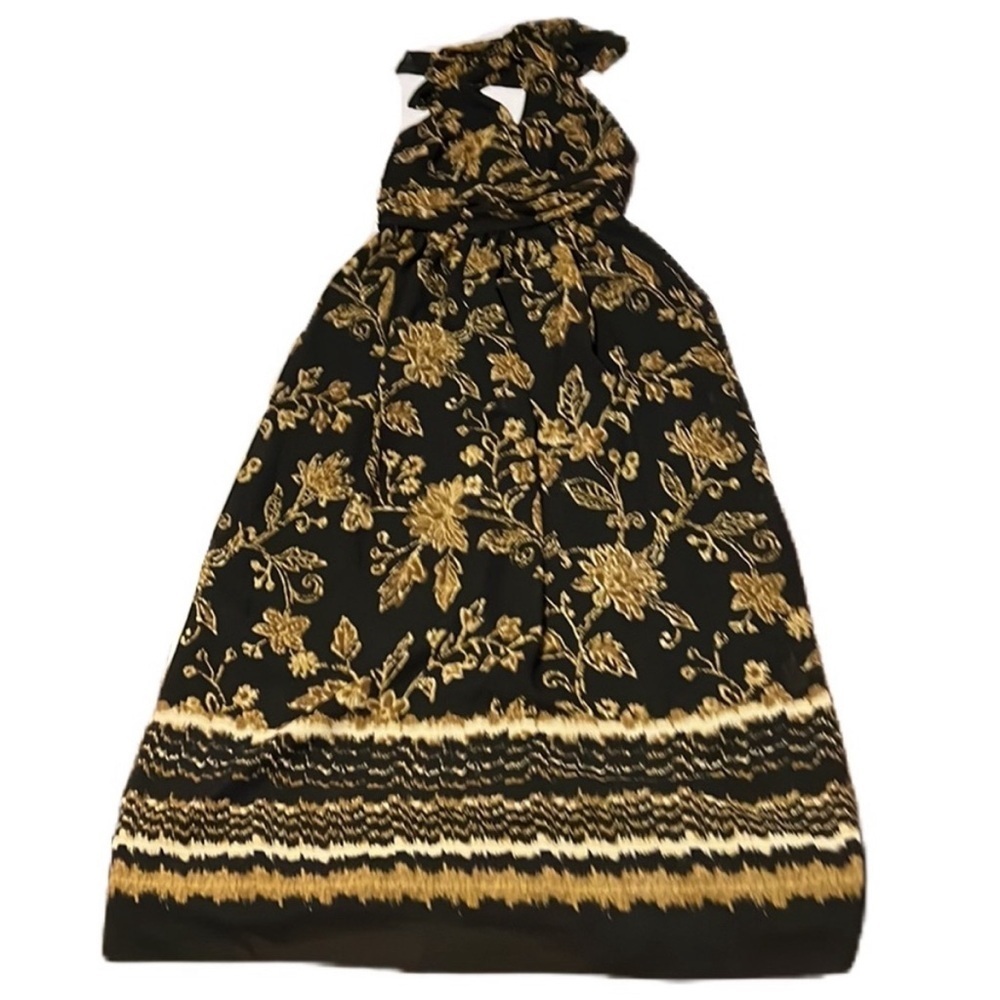 Women's SURI CHIN, Halter Neckline, Floral print Dress, Multi Colors, Size 6